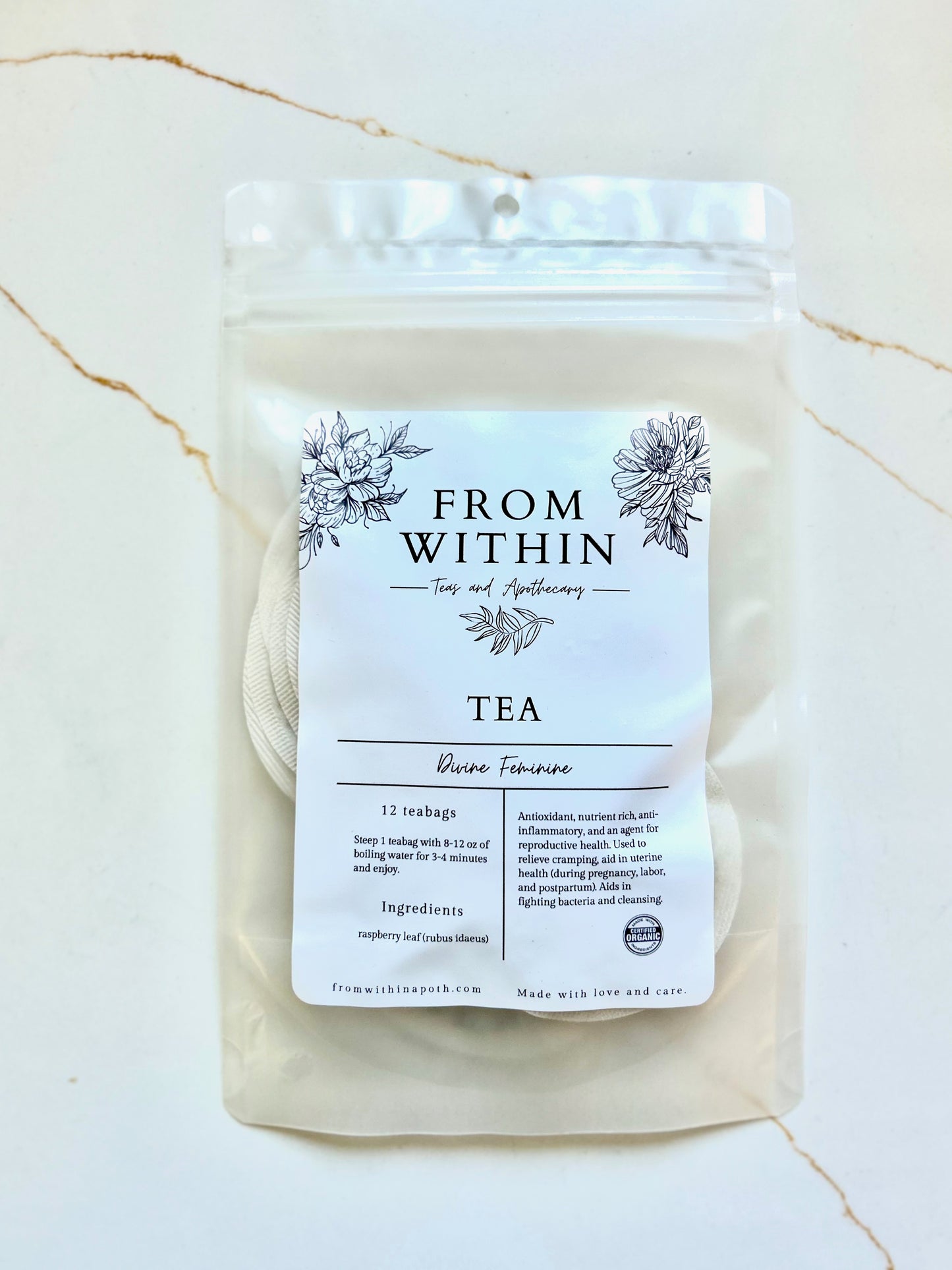 Divine Feminine Tea (Raspberry Leaf Tea)